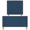 vidaXL Cadre de lit avec t&ecirc;te de lit Bleu 100 x 200 cm tissu