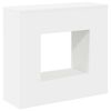 vidaXL Console Table Blanc 82 x 29 x 74 cm Bois d'ing&eacute;nierie