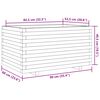vidaXL Jardini&egrave;re 90x60x49,5 cm bois massif de douglas