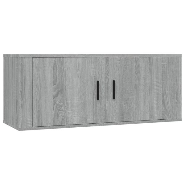 vidaXL Ensemble de meubles TV 5 pcs Sonoma gris Bois d'ingénierie