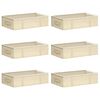 vidaXL Bo&icirc;te de rangement avec fen&ecirc;tre transparente 6 pc Tissu intiss&eacute;