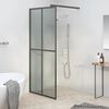 vidaXL &Eacute;cran de douche 80x195 cm Verre tremp&eacute; fonc&eacute;