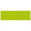 vidaXL Chaise longue de jardin avec coussin Bois d'acacia solide