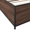 vidaXL Cadre de lit sans matelas ch&ecirc;ne marron 140x190 cm