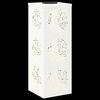 vidaXL Lumi&egrave;re de chemin LED solaire 2 pcs Blanc Acier lamin&eacute; &agrave; froid