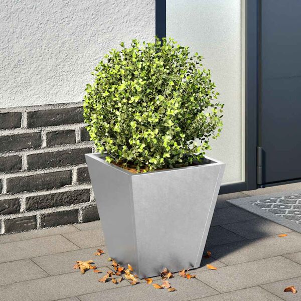 vidaXL Jardini&egrave;re 30x30x30 cm acier galvanis&eacute;