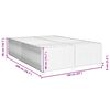 vidaXL Cadre de lit sans matelas rose 160x200 cm velours