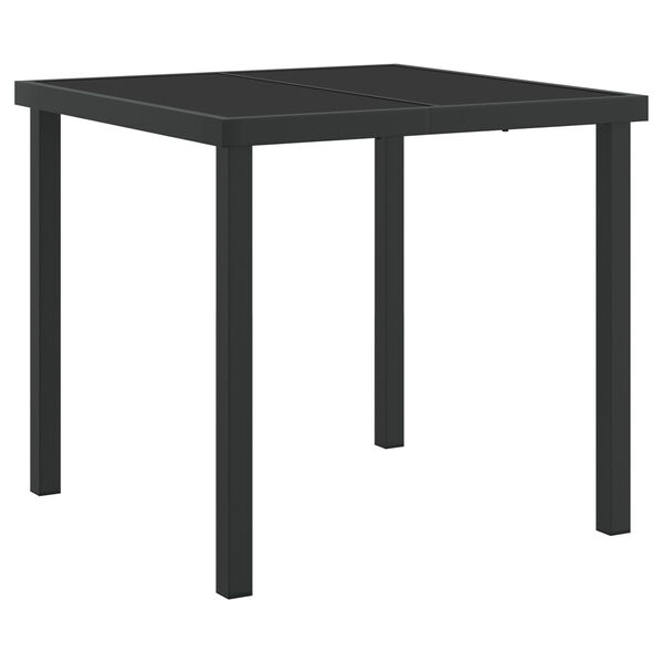 vidaXL Ensemble de salle &agrave; manger pour jardin 9 pcs Gris clair