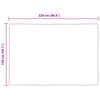 vidaXL Couverture en Fourrure de Lapin Synth&eacute;tique 4 pcs Blanc