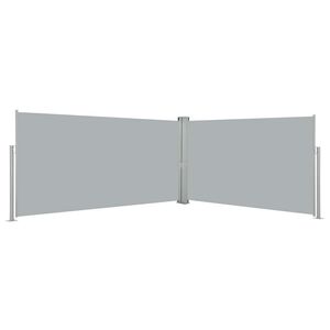 vidaXL Auvent lat&eacute;ral r&eacute;tractable 160x600 cm Gris