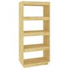 vidaXL Biblioth&egrave;que/S&eacute;parateur de pi&egrave;ce 60x35x135 cm pin massif