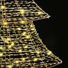 vidaXL Sapin de No&euml;l avec 240 LED Blanc chaud 181 cm PET