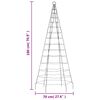 vidaXL Sapin de No&euml;l &agrave; LED 200 LED color&eacute; 180 cm