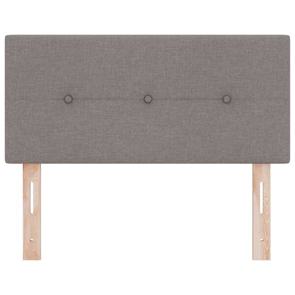 vidaXL T&ecirc;te de lit r&eacute;glable en hauteur Taupe 80 cm tissu