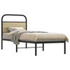 vidaXL T&ecirc;te de lit de remplacement ch&ecirc;ne sonoma 75 cm acier et bois d'ing&eacute;nierie