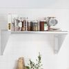 vidaXL &Eacute;tag&egrave;re murale 75x30x31 cm argent&eacute; acier inoxydable