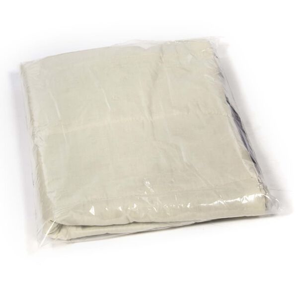 DERYAN Tapis de couchage en coton Toddler Luxe Cr&egrave;me