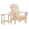 vidaXL Chaise de jardin Adirondack avec table Bois de sapin massif