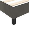 vidaXL Cadre de lit gris fonc&eacute; 120x200 cm velours