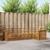 vidaXL Ensembles de canap&eacute;s 5 pcs Naturel Bois d'Acacia Massif