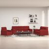 vidaXL Ensemble de canap&eacute;s 3 pcs coussins d&eacute;coratifs et coussins