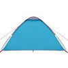 vidaXL Tente de camping &agrave; d&ocirc;me 2 personnes bleu imperm&eacute;able