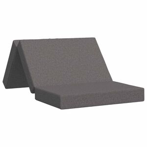 vidaXL Canap&eacute;-lit pliable 100 x 67 x 45 cm Gris clair