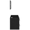 vidaXL Cabinet de Lavabo Ch&ecirc;ne noir 90 x 45 x 1.5 cm Bois d'ing&eacute;nierie