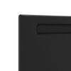 vidaXL T&ecirc;te de lit LED Noir 200 cm Cuir synth&eacute;tique