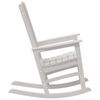 vidaXL Chaise Berçante de Jardin 2 pcs Blanc 70 x 92 x 108 cm