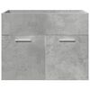 vidaXL Ensemble de meubles de salle de bain 3 pcs gris b&eacute;ton
