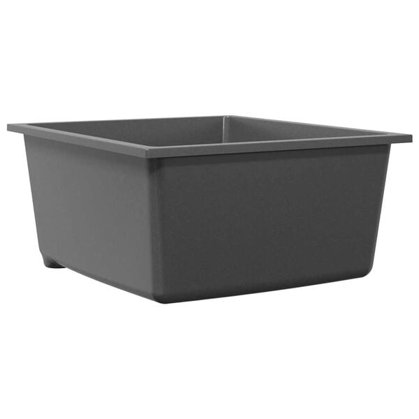 vidaXL &Eacute;vier de cuisine Gris 38 x 44 x 20 cm Granite