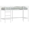 vidaXL Lit mezzanine pour enfants Blanc 99,5 x 190 cm