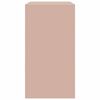 vidaXL Buffet rose 67x39x73 cm acier