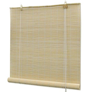 vidaXL Store &agrave; rouleau Bambou naturel 80x160 cm