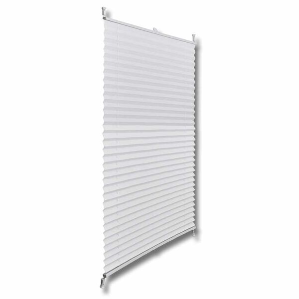 vidaXL Store pliss&eacute; 60x125 cm Blanc