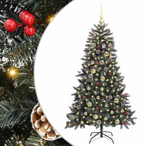 vidaXL Sapin de No&euml;l artificiel Vert 150 cm PVC, plastique et acier