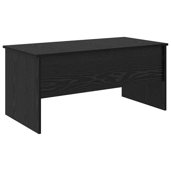 vidaXL Table basse Ch&ecirc;ne noir 102 x 50,5 x 46,5 cm Bois d'ing&eacute;nierie