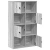 vidaXL Biblioth&egrave;que sonoma gris 60x24x101,5 cm bois d'ing&eacute;nierie