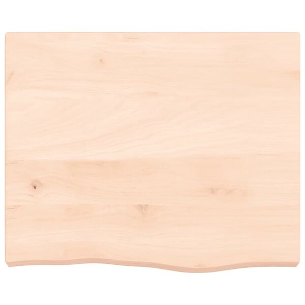 vidaXL &Eacute;tag&egrave;re murale 60x50x(2-6) cm bois de ch&ecirc;ne massif non trait&eacute;