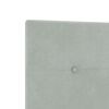 vidaXL T&ecirc;te de lit LED avec t&ecirc;te de lit Gris clair 144 cm Polyester