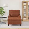 vidaXL Chaise longue avec coussin Marron 91 x 157 x 91 cm PU antique