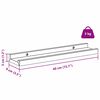 vidaXL &Eacute;tag&egrave;re Murale 4 pcs Beige 40 x 9 x 3 cm Bois d'ing&eacute;nierie