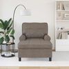 vidaXL Chaise longue avec coussin Gris 91 x 157 x 91 cm PU antique