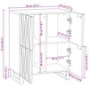 vidaXL Buffet Marron 60 x 33 x 75 cm bois de manguier massif