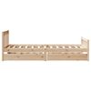 vidaXL Cadre de lit sans matelas 90x190 cm bois de pin massif
