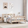vidaXL Cadre de lit avec t&ecirc;te de lit sans matelas 120x200 cm