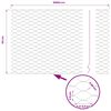 vidaXL Cl&ocirc;ture hexagonale Vert 0,6 x 100 m PVC