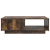 vidaXL Table basse Ch&ecirc;ne fum&eacute; 95 x 55 x 31 cm Bois d'ing&eacute;nierie