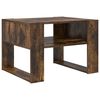vidaXL Table basse Ch&ecirc;ne fum&eacute; 66 x 53 x 45 cm Bois d'ing&eacute;nierie
